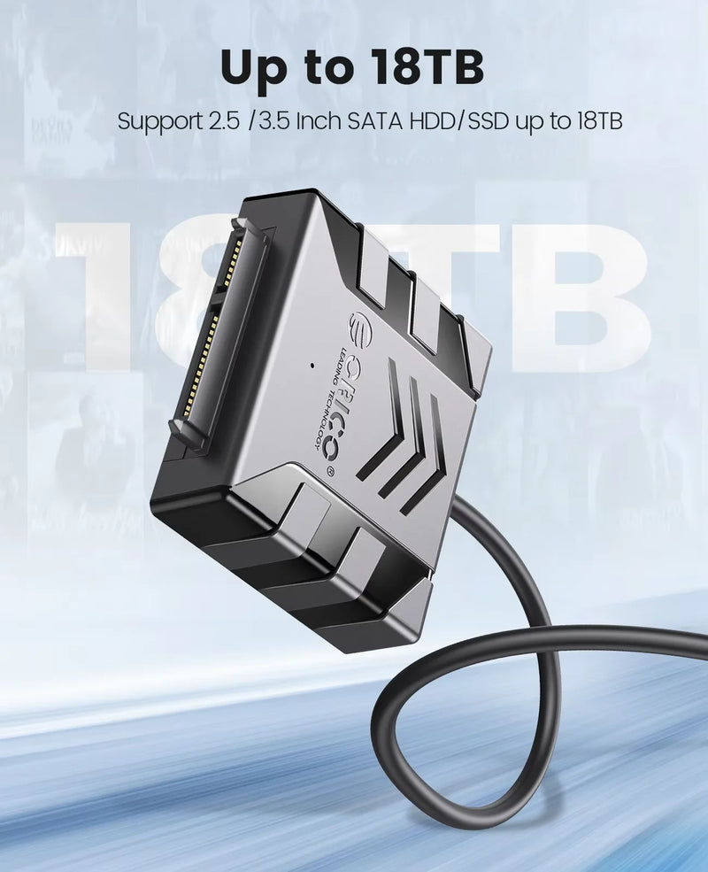ORICO SATA Converter USB 3.0 to SATA Cable 5Gbps SATA Adapte For 2.5/3.5'' HDD/SSD External Hard Drive Disk