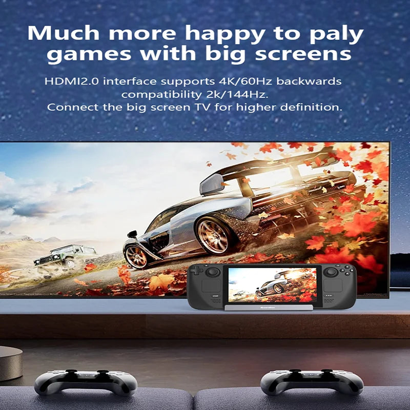 ស្ថានីយ៍ចត USB C Blueendless សម្រាប់ Steam Deck និង ROG Game Docking 4K@60Hz DP HDMI-compatible Gigabit Ethernet Type C Hub