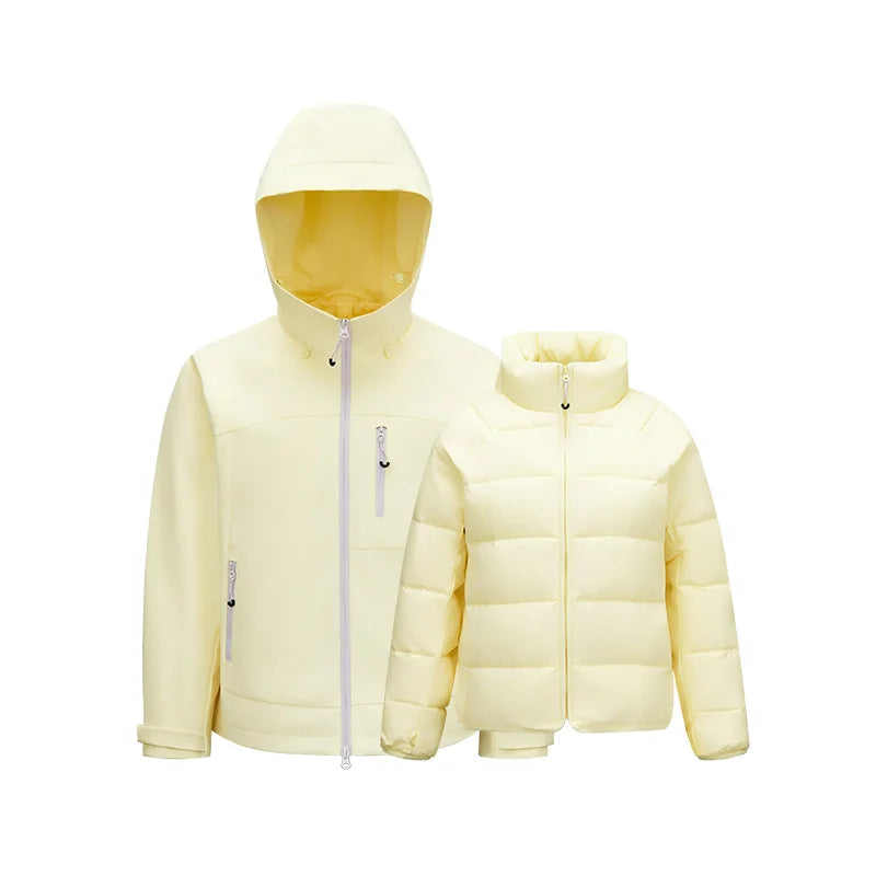 Semir Protective Down Jacket Women Winter 90% Down Fill Three-Resistant Windproof 2026 New Trendy Two-Piece Women'S Wear