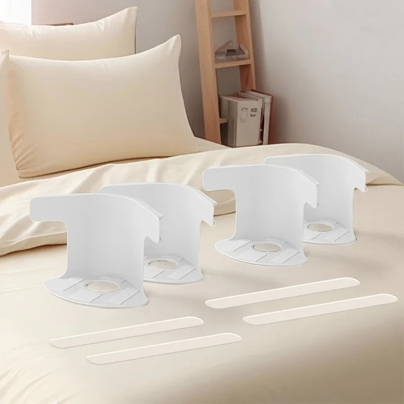 4pcs Multifunctional Fixing Clip of Household Invisible Bedsheet Bed Cover Fixer Safety, Suitable for Home Bedroom Essentials