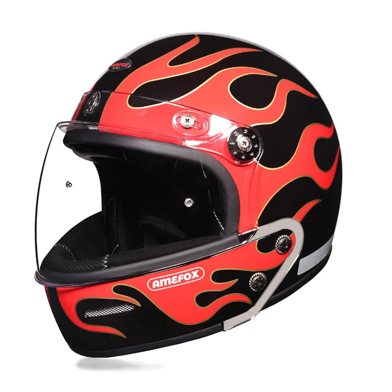 High quality motorcycle retro helmet multifunctional combination full helmet half helmet coffee shop cruise motorcycle helmet