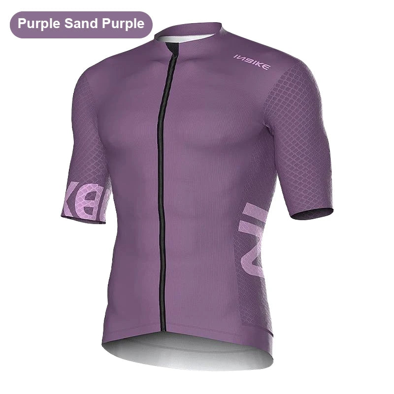 INBIKE Short Sleeve Bicycle Jersey Man Summer Road Cycling Jersey Clothes For Men MTB Mountain Bicycle Sportswear Male Clothing