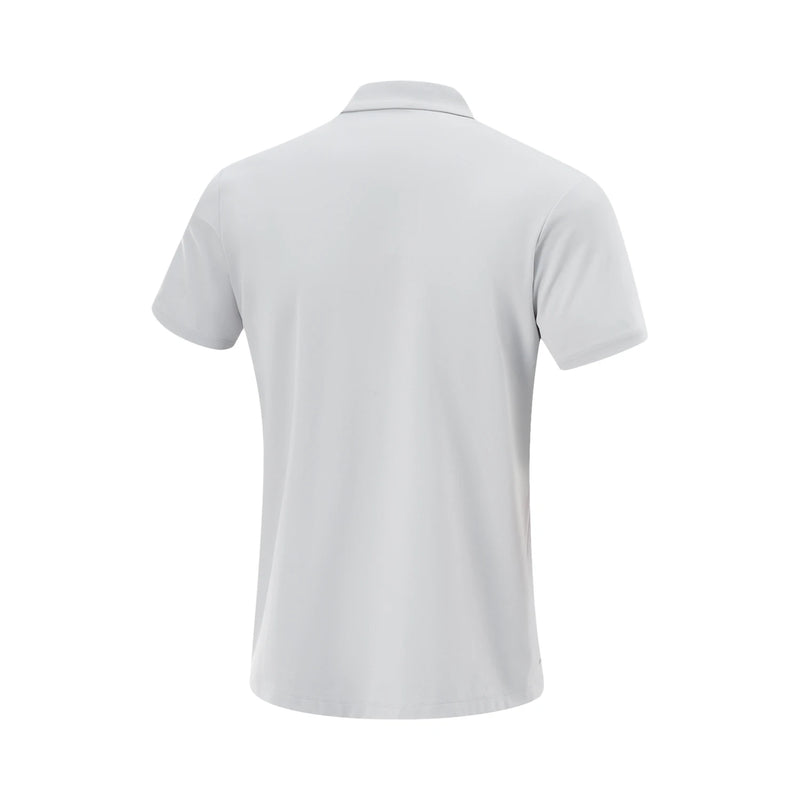 អាវយឺតប៉ូឡូហ្វឹកហាត់បុរស Li-Ning AT DRY FREEZE ទំហំធម្មតា ស្រួលដកដង្ហើម អាវយឺតដៃខ្លី LiNing Sports APLV037