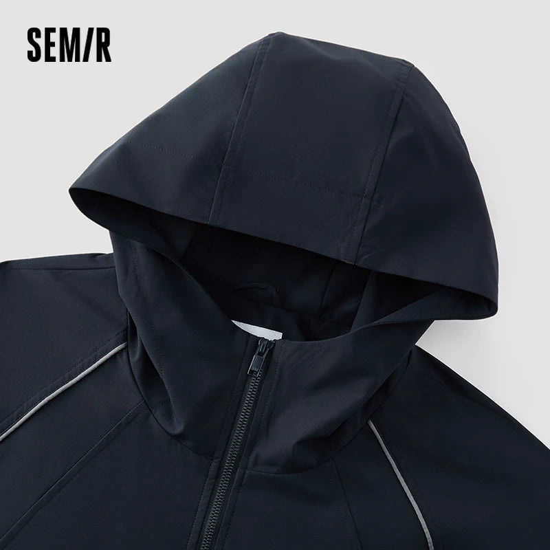 Semir Jacket Men Winter Fleece Lined Hooded Jacket 2025 New Oversize Fashion Sporty Raglan Sleeve Top Men'S Clothing