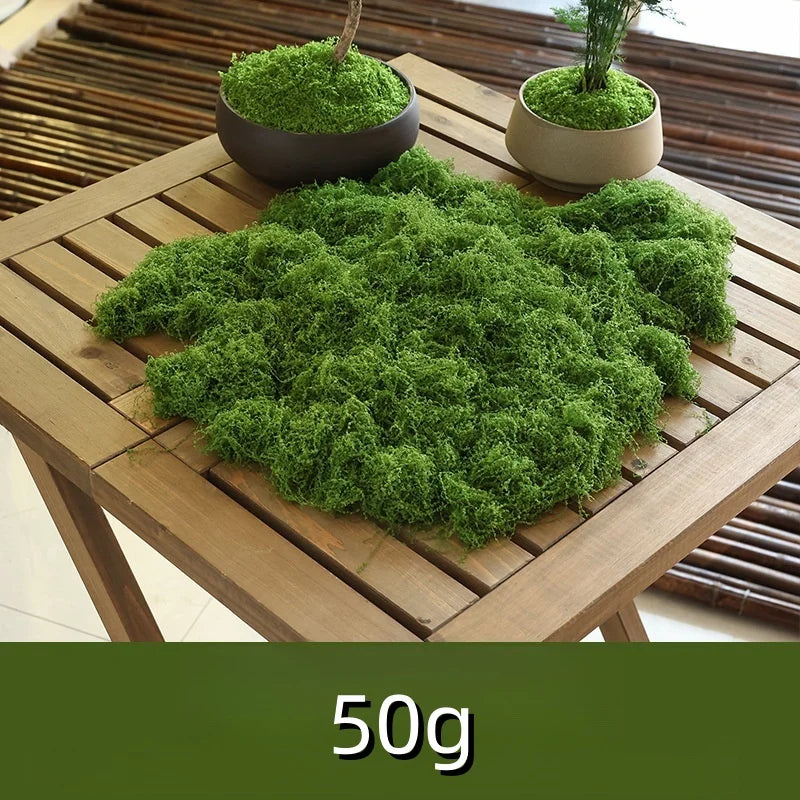 Artificial moss filaments moss lawn people fake moss do not fade DIY scene layout