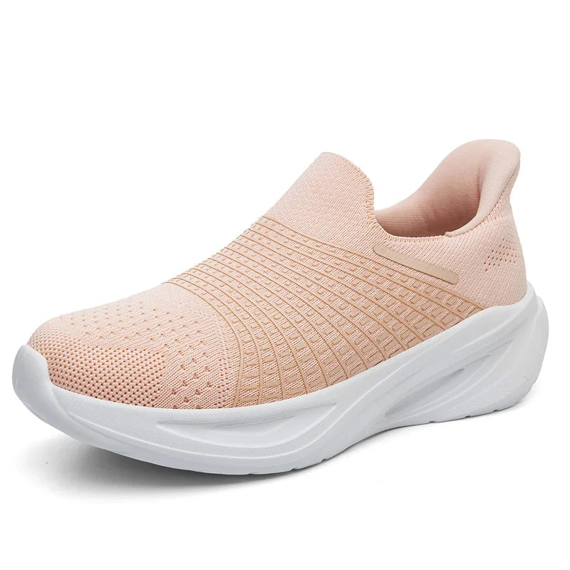 Mens Walking Shoes Summer Mesh Breathable Lightweight Comfortable Loafers Outdoor Fitness Jogging Fashion Simple Casual Sneakers
