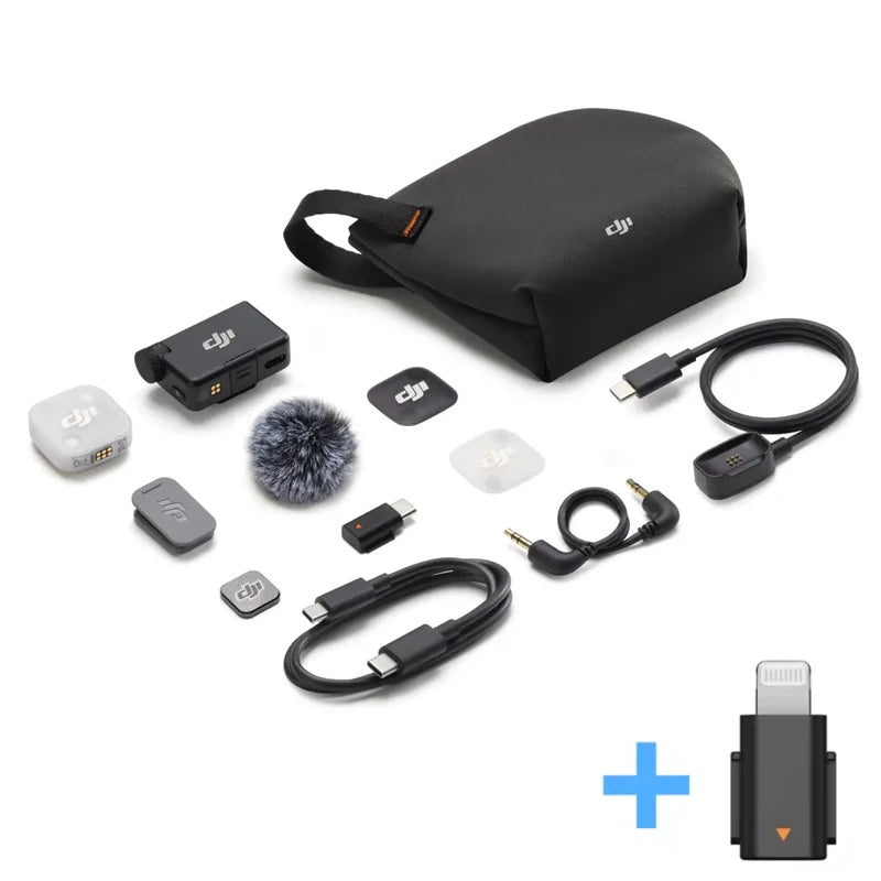 DJI Mic Mini 2 Lightweight & Versatile, Compact Storage High-Quality Audio Two-Level Noise Cancelling 48-Hour Operating Time