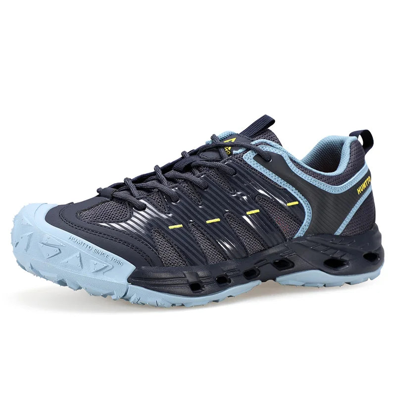 HUMTTO Summer Sneakers Men Breathable Trekking Shoes for Men's Luxury Designer Anti-slip Sports Outdoor Water Hiking Sneaker Man
