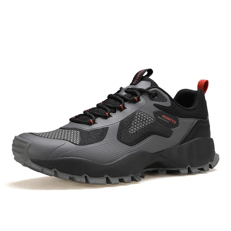 HUMTTO Trail Running Shoes Luxury Designer Tenis Sneakers Man Casual Sneaker for Men Breathable Outdoor Black Men's Sports Shoes