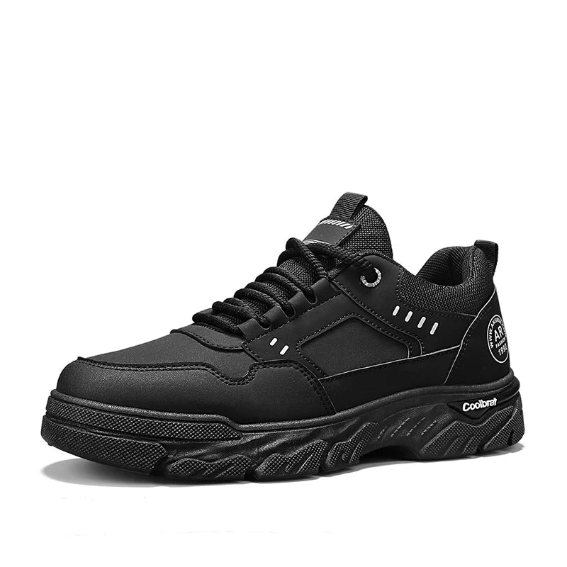 Men's Tooling Shoes Four Season Soft-sole Non-slip Comfort casual Walking Shoes Outdoor fashion Breathable Labor Protection Shoe
