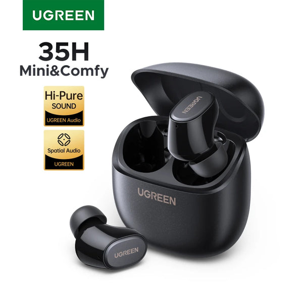 UGREEN Dots Wireless Earbuds Bluetooth 6.0 in Ear Buds Light Weight Headphones,Deep Bass Sound, 35H Play, Earphones With APP