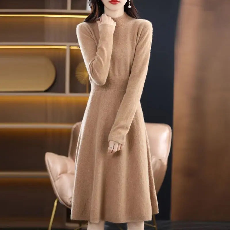 Ropa De Mujer New Pullover Dress Slim Elegant Knitwear Winter Clothes Woman Spring Autumn Woolen Ladies Sweaters & Jumpers