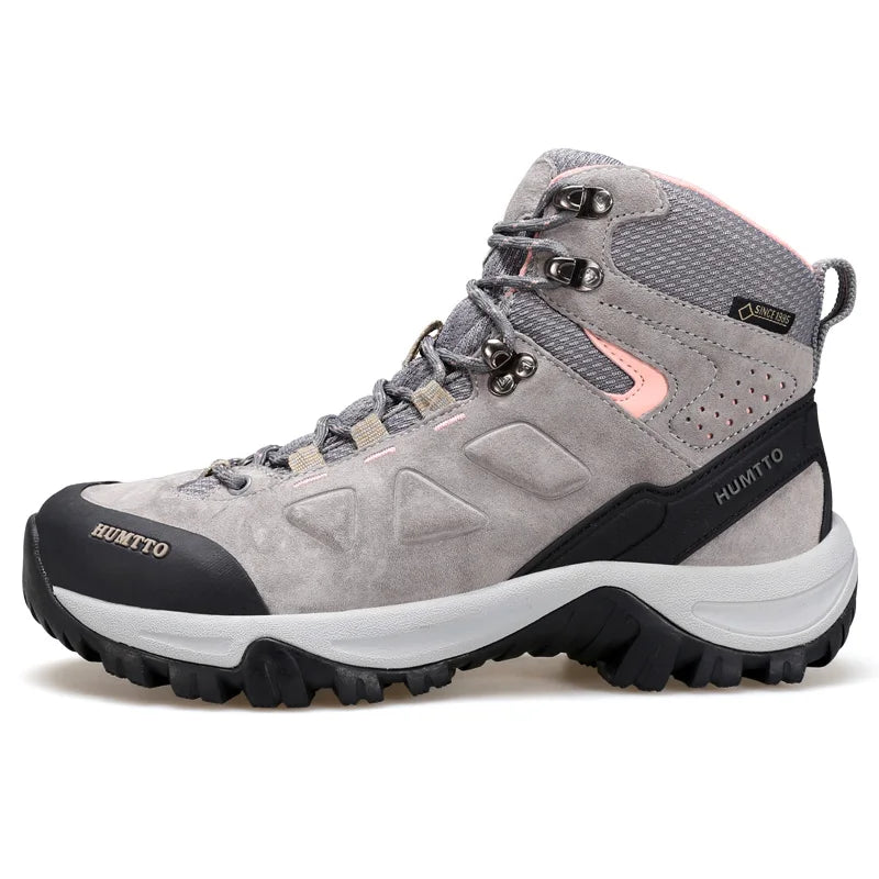 HUMTTO Hiking Shoes for Women Waterproof Sports Climbing Trekking Woman Boots New Luxury Designer Winter Outdoor Womens Sneakers