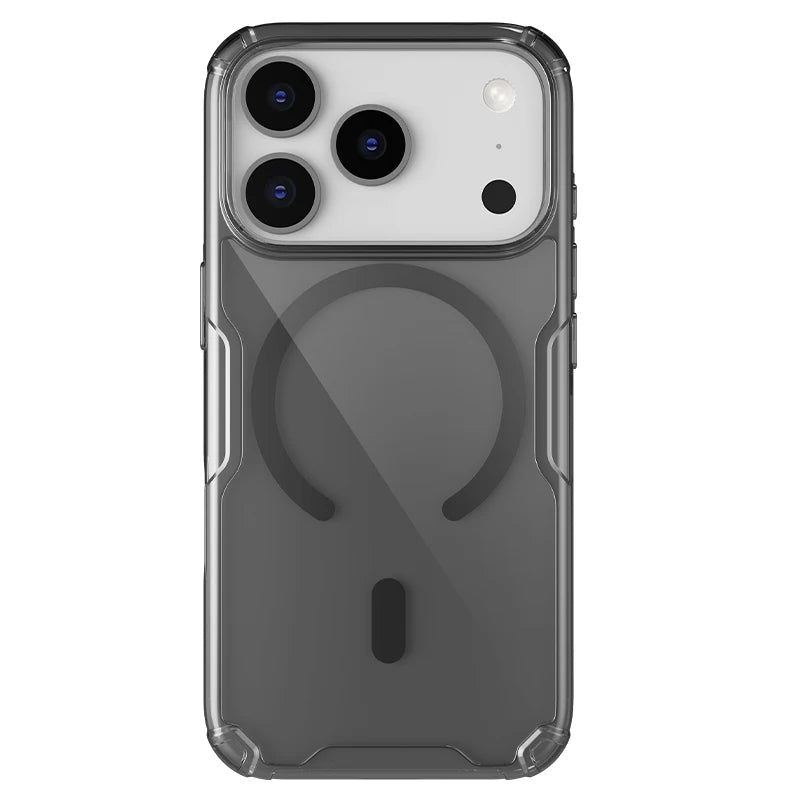 NILLKIN For iPhone 18 Pro Max Magsafe Case Nature Pro Lens Protection Clear TPU Back Cover For iPhone 18 Pro Magnetic Cases