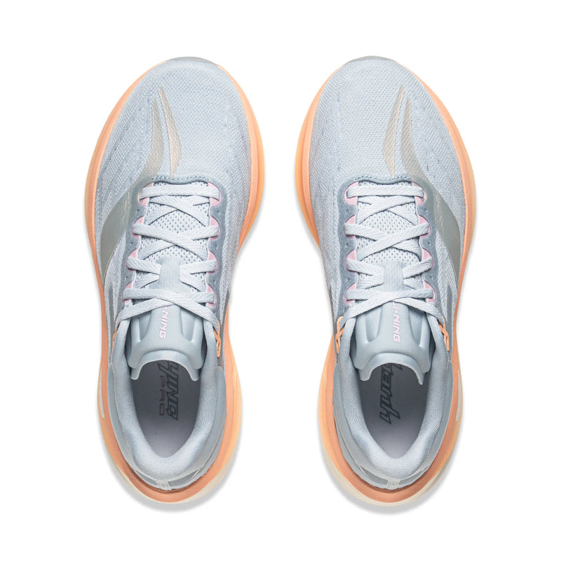 ស្បែកជើងរត់ Li-Ning សម្រាប់នារី YUEYING 5 PRO Optimized Cushion ជាមួយនឹងប្រអប់ម្រាមជើងធំទូលាយ SUPER BOOM ស្បែកជើងប៉ាតា Lining ឆ្លុះបញ្ចាំង ARHV014