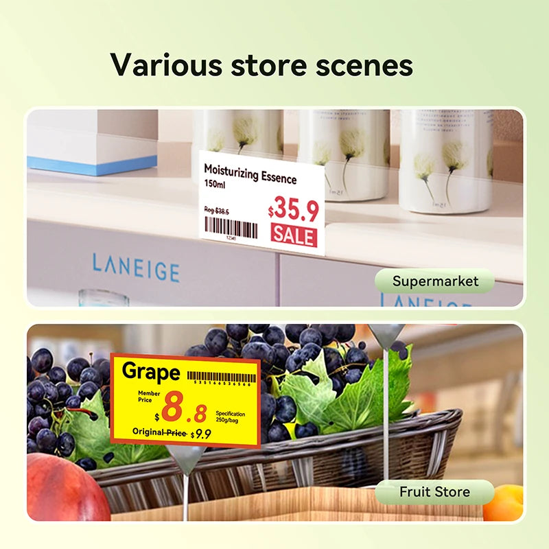 NiiMbot B21 Pro Thermal Printer Red Black Label Paper 300 DPI High-definition Printing Sticker for Warning Signs Supermarket