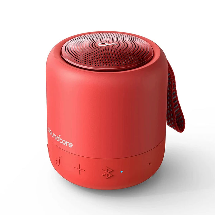 Anker Soundcore Mini 3 Bluetooth Speaker, BassUp and PartyCast Technology, USB-C，Waterproof IPX7，and Customizable EQ Red China