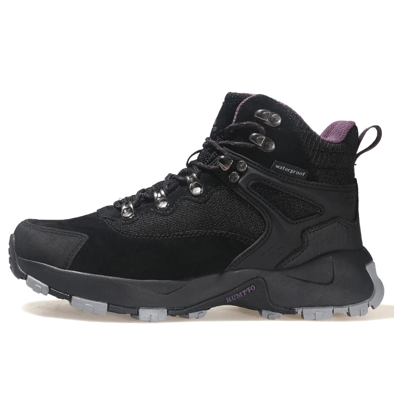 HUMTTO Hiking Shoes for Women Waterproof Sports Climbing Trekking Woman Boots New Luxury Designer Winter Outdoor Womens Sneakers