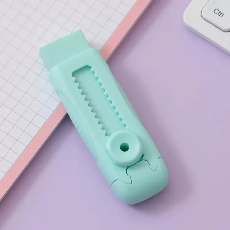 Push Pull Eraser for Children and Elementary School Students, Pencil Eraser Without Debris, Push-Pull Lock Eraser, Stationery