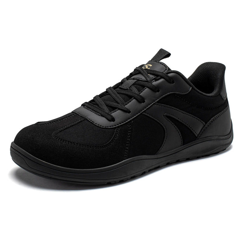 HOBIBEAR Wide Toe Barefoot Shoes Mens Womens Zero Drop Minimalist Sneakers Retro Outdoor Walking Shoes