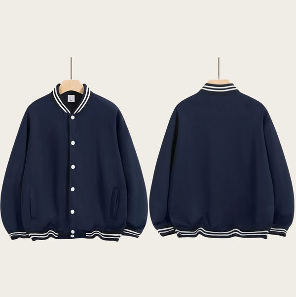 2026 Early Autumn Trend Fashion Daily Thin Button Baseball Suit Multi-Color Causal Couples Jacket Customized Group Clothes