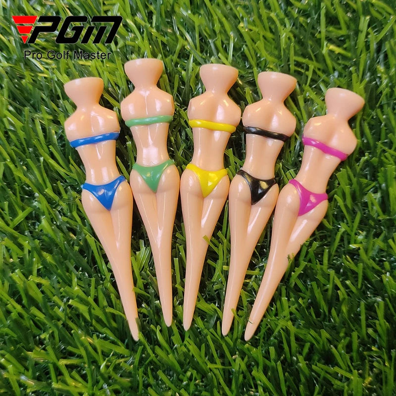 Golf Tees 10pcs Random Colors Plastics Beauty Bikini Model JI342