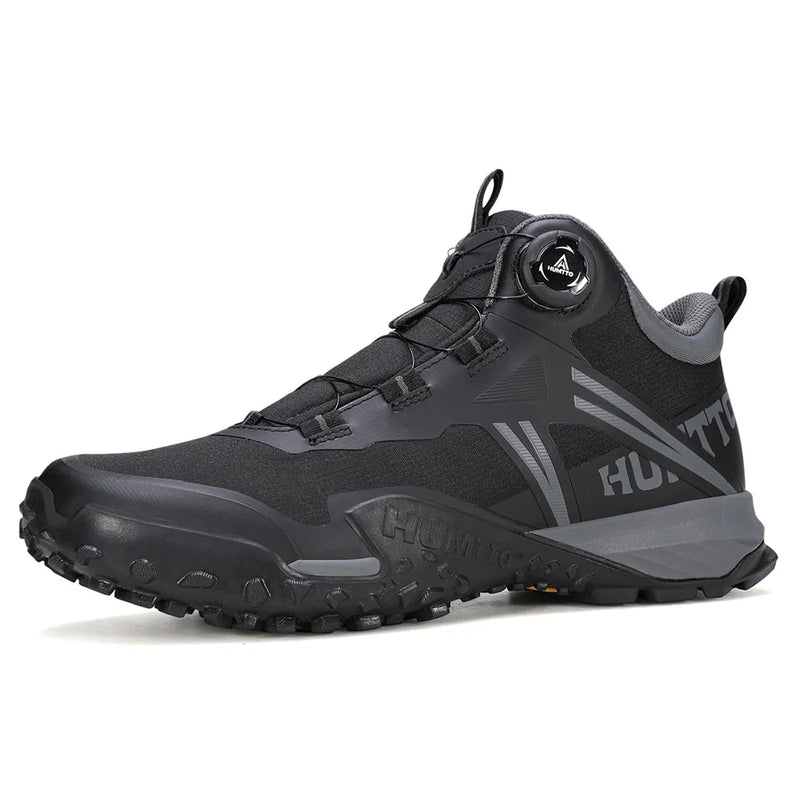 HUMTTO Winter Hiking Shoes Mens Breathable Leather Climbing Shoes Man Anti-slip Outdoor Sneakers Designer Trekking Boots for Men