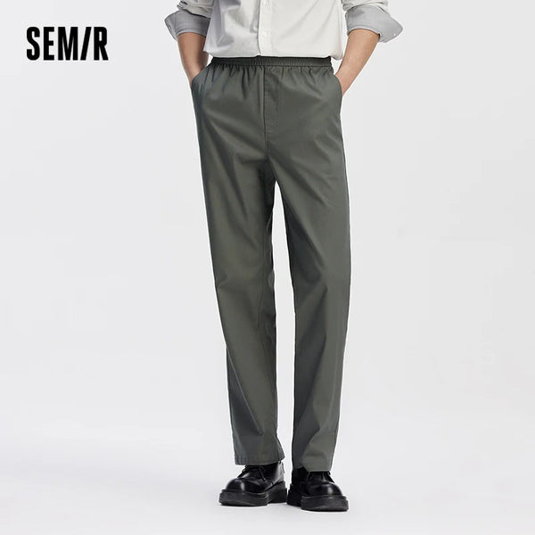 ខោបុរស Semir មានផាសុកភាព ត្រង់ ធ្វើការ ធ្វើដំណើរ រដូវស្លឹកឈើជ្រុះ ឆ្នាំ២០២៦ ស្ទីលធម្មតា ងាយស្រួលថែទាំ ខោវែង ស្លៀកប្រចាំថ្ងៃ