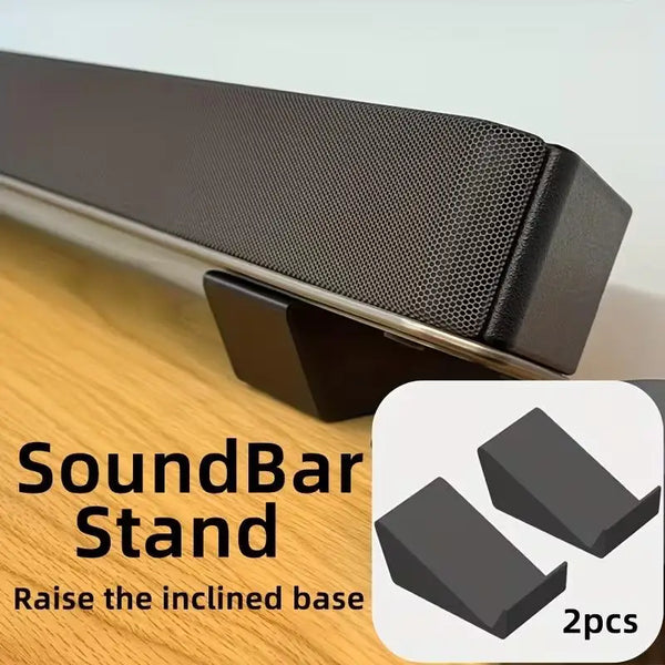 ជើងទម្រ Soundbar ទូទៅ ២ គ្រឿង – ជើងទម្រសម្រាប់បាស Sony, Edifier, Xiaomi, Philips, Samsung TV និង Gaming Speakers