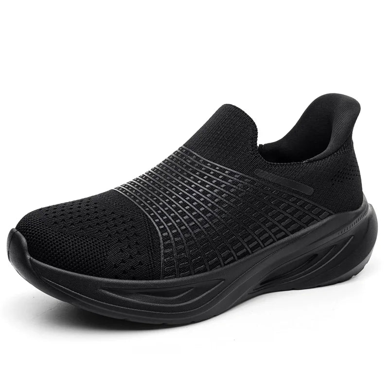 Mens Walking Shoes Summer Mesh Breathable Lightweight Comfortable Loafers Outdoor Fitness Jogging Fashion Simple Casual Sneakers