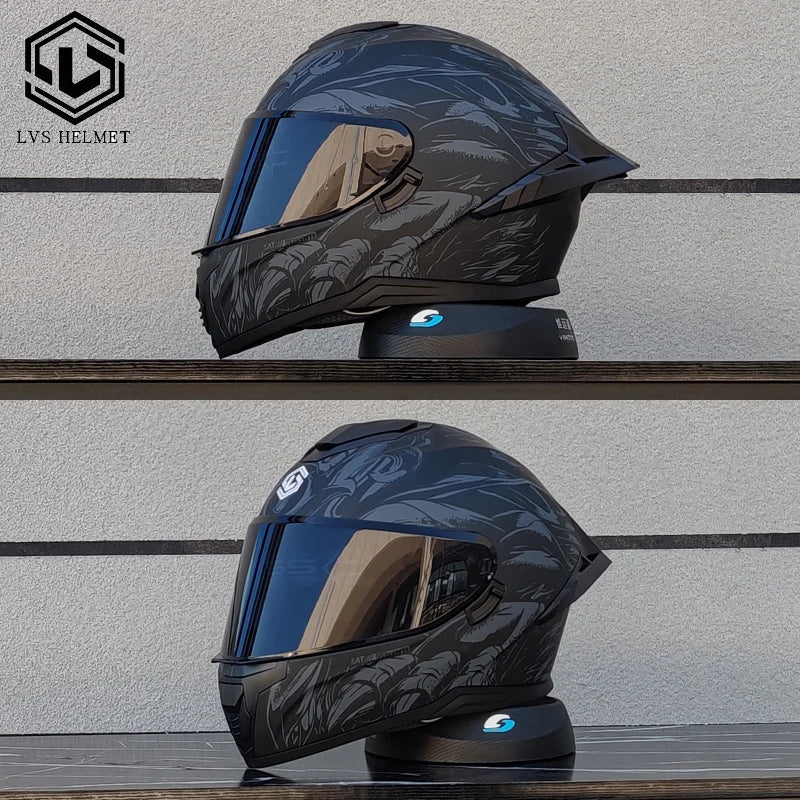 ABS Full Face Motorcycle Helmet Winter Warm Windproof Ventilated EPS Liner Quick-Release Buckle for Men Women