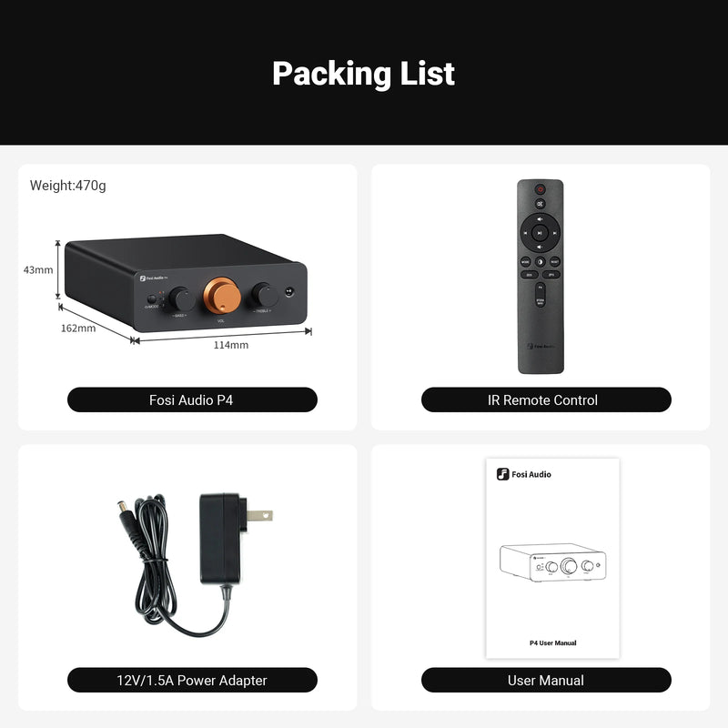 ឧបករណ៍បំពងសម្លេងជាមុន Fosi Audio P4 HiFi៖ ច្រកចូល RCA ចំនួន 3, EQ/Bypass, Op-Amps ដែលអាចប្តូរបាន, ការគ្រប់គ្រងសម្លេង Treble និង Bass សម្រាប់ប្រព័ន្ធ Audiophile