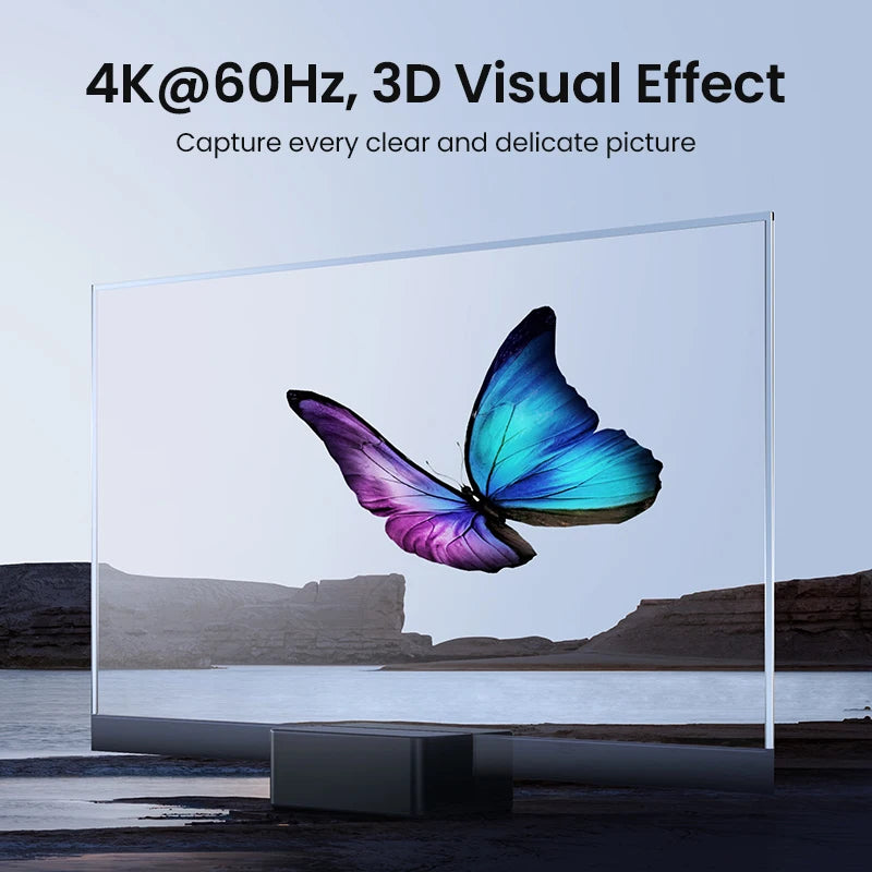 UGREEN HDMI-compatible KVM Switch 4K@60Hz USB 2.0 Switcher  for Printer Monitor Mouse 2 PCs Sharing 1 Device with HDMI Cables