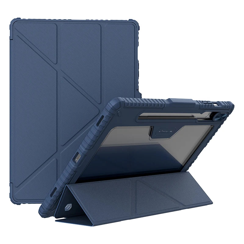 NILLKIN For Samsung Galaxy Tab S10/S9 Ultra Magnetic Case For Galaxy Tab S9/S10 FE+ Multi-angle Folding Camera Protection Cover