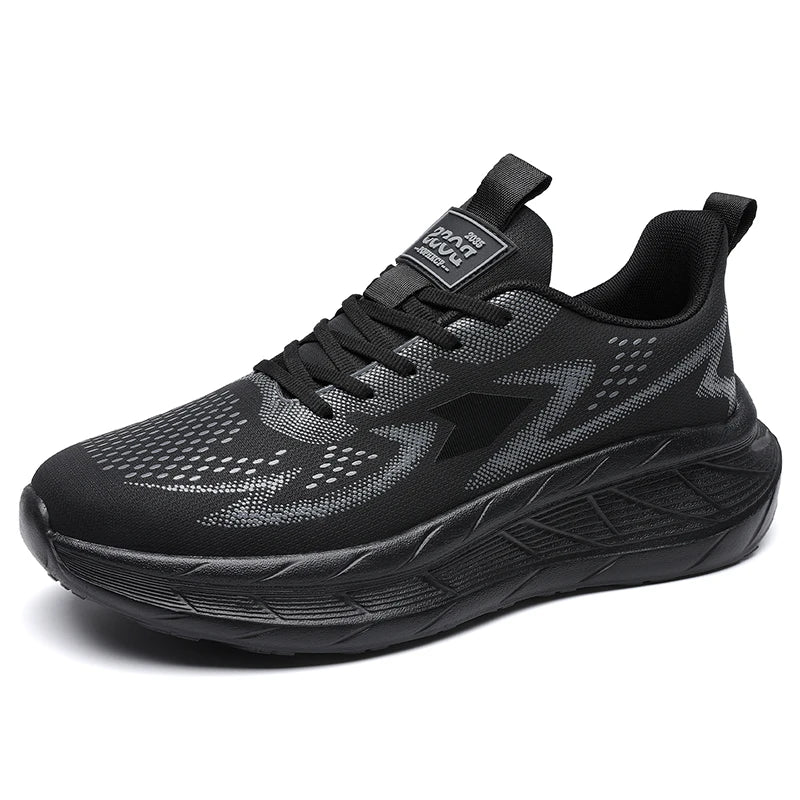 Men Sports Shoes Fashion Lace Up Mesh Breathable Lightweight Autumn Daily Commuting Sports Shoes Comfort Versatile Tennis Shoes