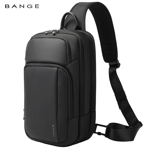BANGE Anti-Theft Cross Bag Fashion Men's Bag Aesthetic Bags For Men Waterproof Shoulder Bag Male Chest Bag Lightweight Slingbag