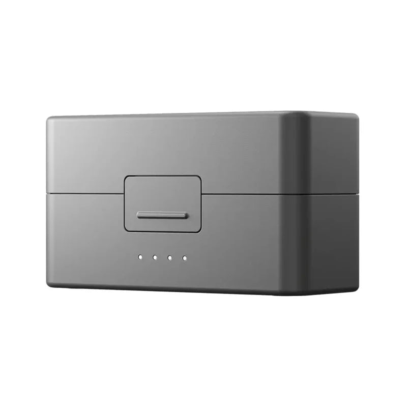 DJI Mic 3 Charging Case Pairs receiver and transmitters and charges them, providing up to 28 hours of operation