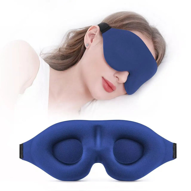 360° Full-Coverage 3D Eye Mask, Breathable, Non-Pressing, Suitable for Both Men and Women During Sleep