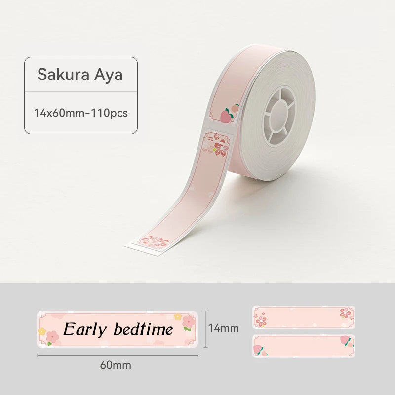 Niimbot Thermal Printer Labels 1 Roll of Self-adhesive Label Paper for D110 D11 D101 H1 H1S Bluetooth Label Maker