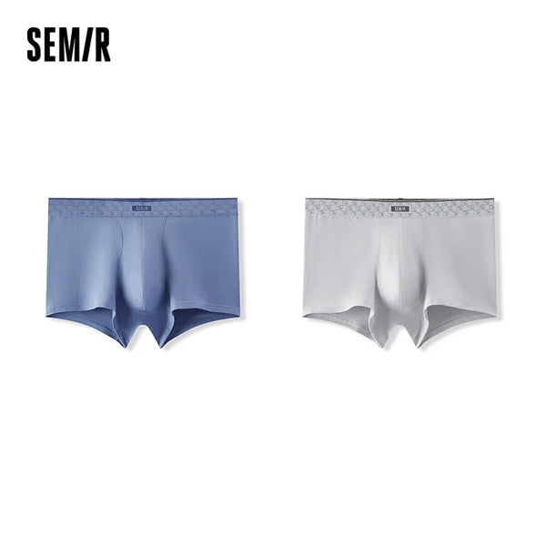 ខោខ្លីបុរស Semir ធ្វើពីក្រណាត់ប្រឆាំងបាក់តេរី វាយនភាពប៉ាក់ ទន់ ពាក់កណ្ដាលចង្កេះ សមល្មម រដូវស្លឹកឈើជ្រុះ ឆ្នាំ២០២៦ ផាសុកភាពប្រចាំថ្ងៃ