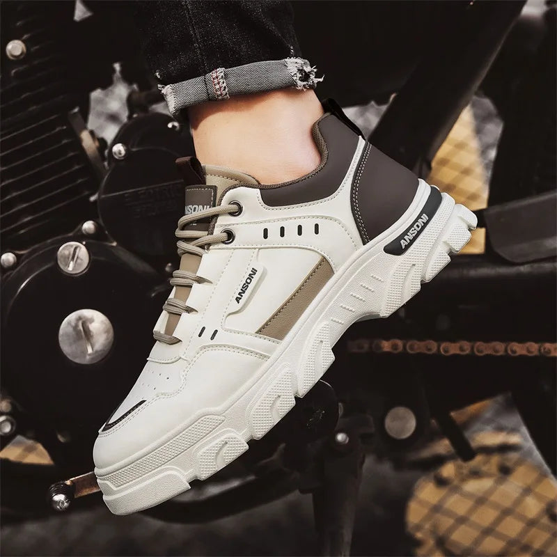 Men's casual sports shoes four seasons soft-soled non-slip outdoor running shoes tooling labor protection shoes fashion sneakers