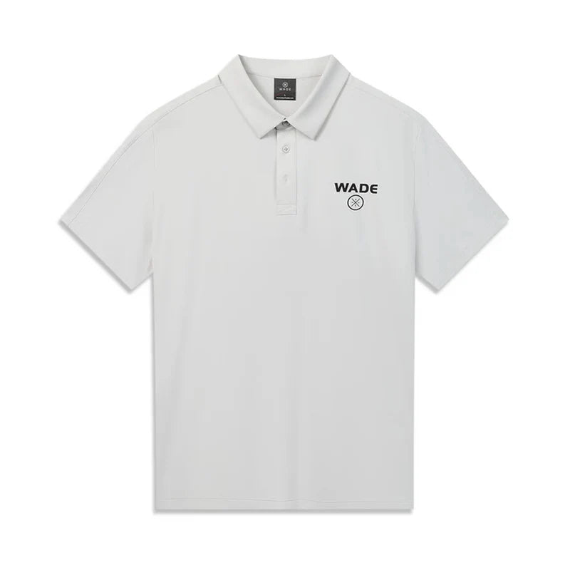 អាវប៉ូឡូ Wade សម្រាប់បុរស Li-Ning LN COOL Regular Fit LN DRY 79% Polyamide 21% Elastane អាវយឺតកីឡា LiNing ទន់ និងស្រួល APLW141