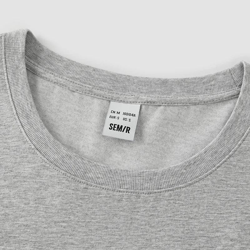 Semir Womens Tshirt 2026 Dog Printed Pullover Cute Fashion Casual Style Soft Comfortable Daily Wear Tops