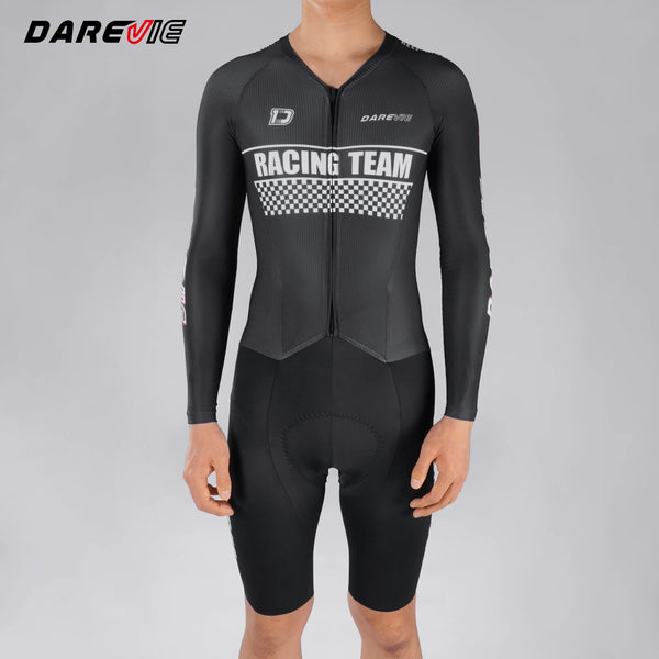ឈុតជិះកង់ DAREVIE អ៊ីតាលី ELASTIC-INTERFACE® Pad ឈុតស្បែកជិះកង់កម្រិតខ្ពស់ ឈុតជិះកង់ Aero ឈុតជិះកង់ Aerodynamic សម្រាប់ក្រុមប្រណាំង
