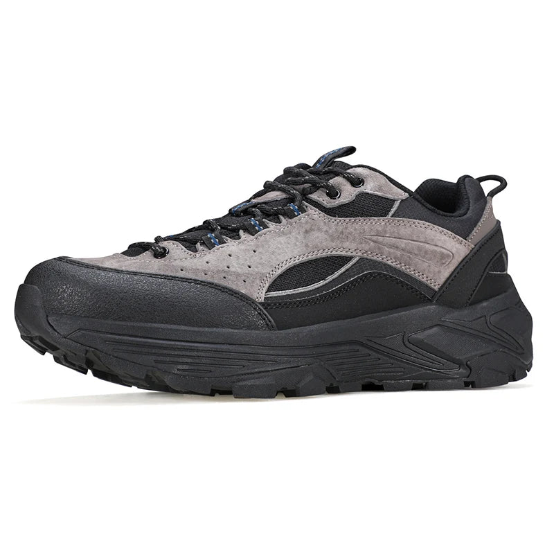 HUMTTO Non-slip Hiking Shoes for Men Breathable Sports Shoe Man Leather Outdoor Sneakers Designers Men's Casual Trekking Boots