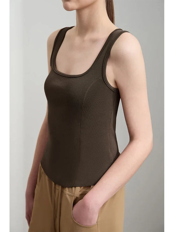 អាវក្រៅ AMII Minimalist សម្រាប់ស្ត្រី រដូវស្លឹកឈើជ្រុះឆ្នាំ ២០២៦ ថ្មី ស្ដើង ងាយស្រួលប្រើ ម៉ូដកូរ៉េ ក ការ៉េ អាវក្រៅ 12541096