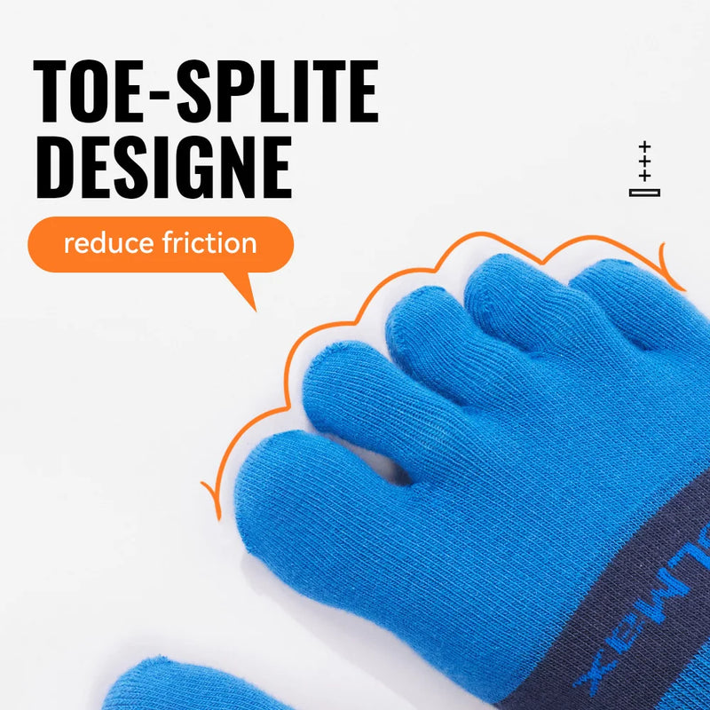 WRELS 1/2/3pairs COOLMAX Toe Socks Breathable Five Finger Socks Athletic Hiking Running Soft Comfortable Moisture Wicking Socks