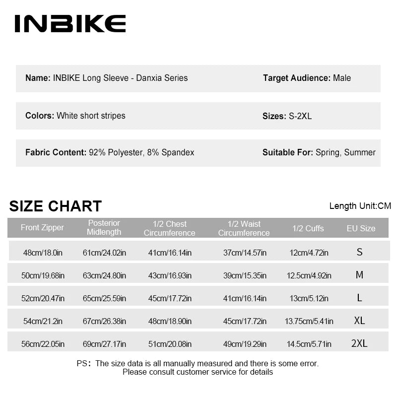 INBIKE New Summer Men's Cycling Short Sleeve MTB Bicycle Jersey Shirts for Men Road Mountain Bike Riding Clothing with 3 Pockets