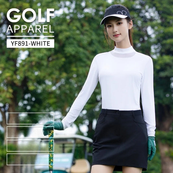 PGM Women's Golf Shirts Spring Summer Ice Silk Cool Top YF891