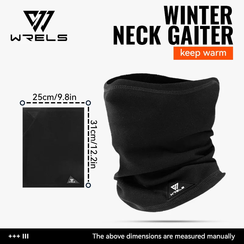 WRELS Half Face Mask for Motorcycle Cycling Winter Neck Warmer Gaiter Windproof Face Mask Ski Snowboard for Cold Weather Outdoor